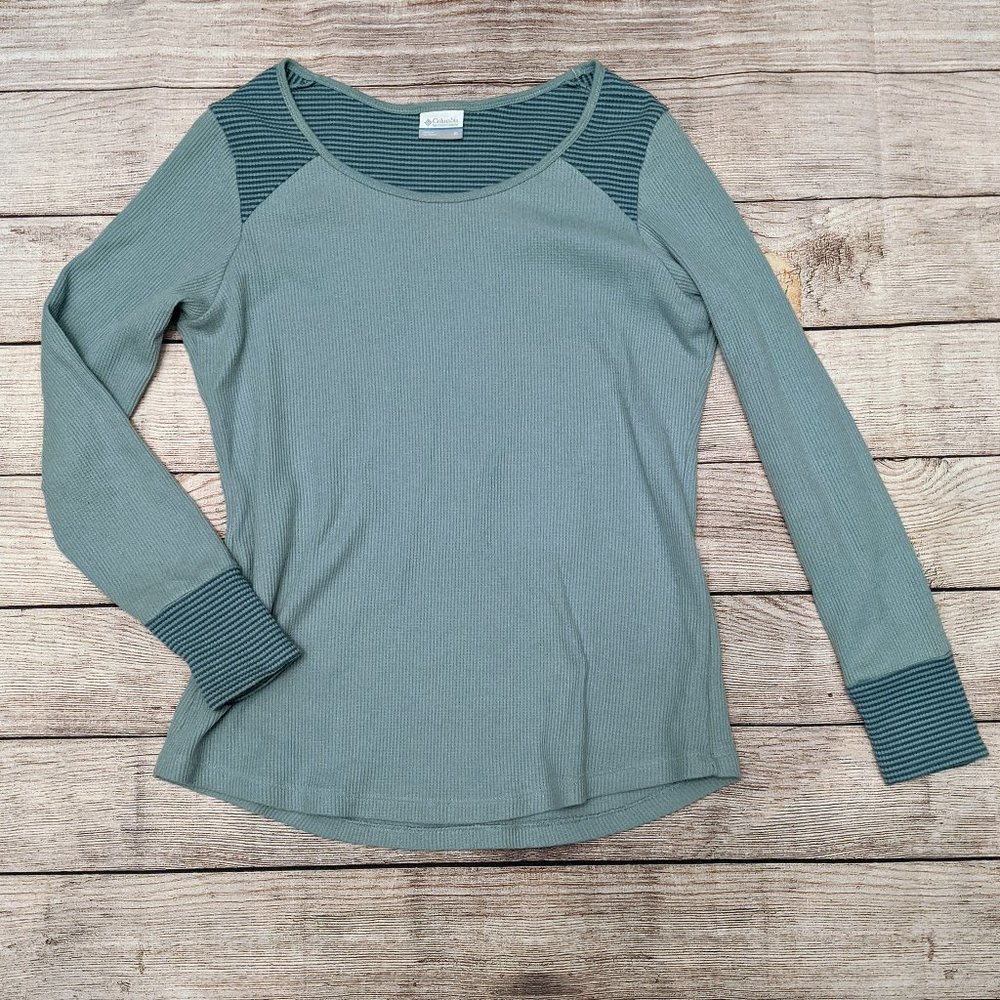Columbia Lt.Blue/Blue LST Waffle Knit Ladies XL
